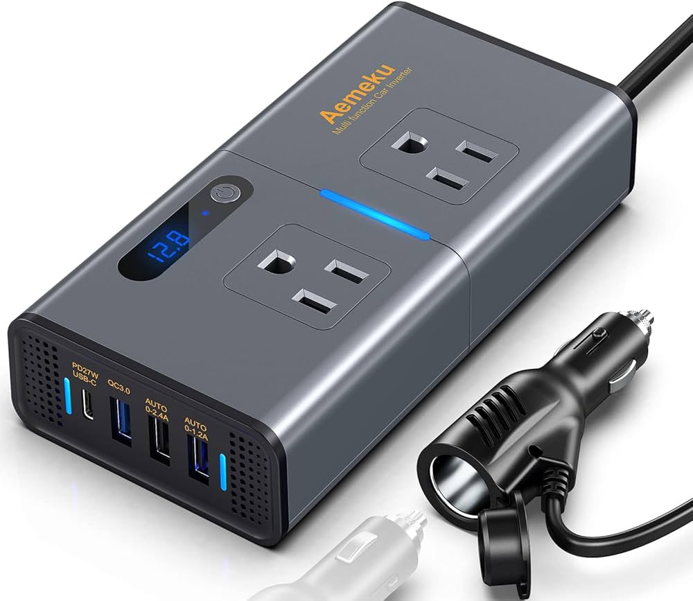 POWER INVERTER 300W CON CONECTOR USB D.WORLD DW-7611